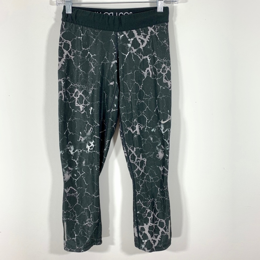 ⚡️ Nike Dri Fit Cropped Leggings marble Print